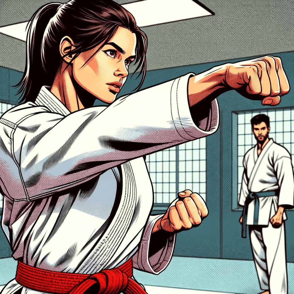 TMATC program image Karate training illustration at TMATC